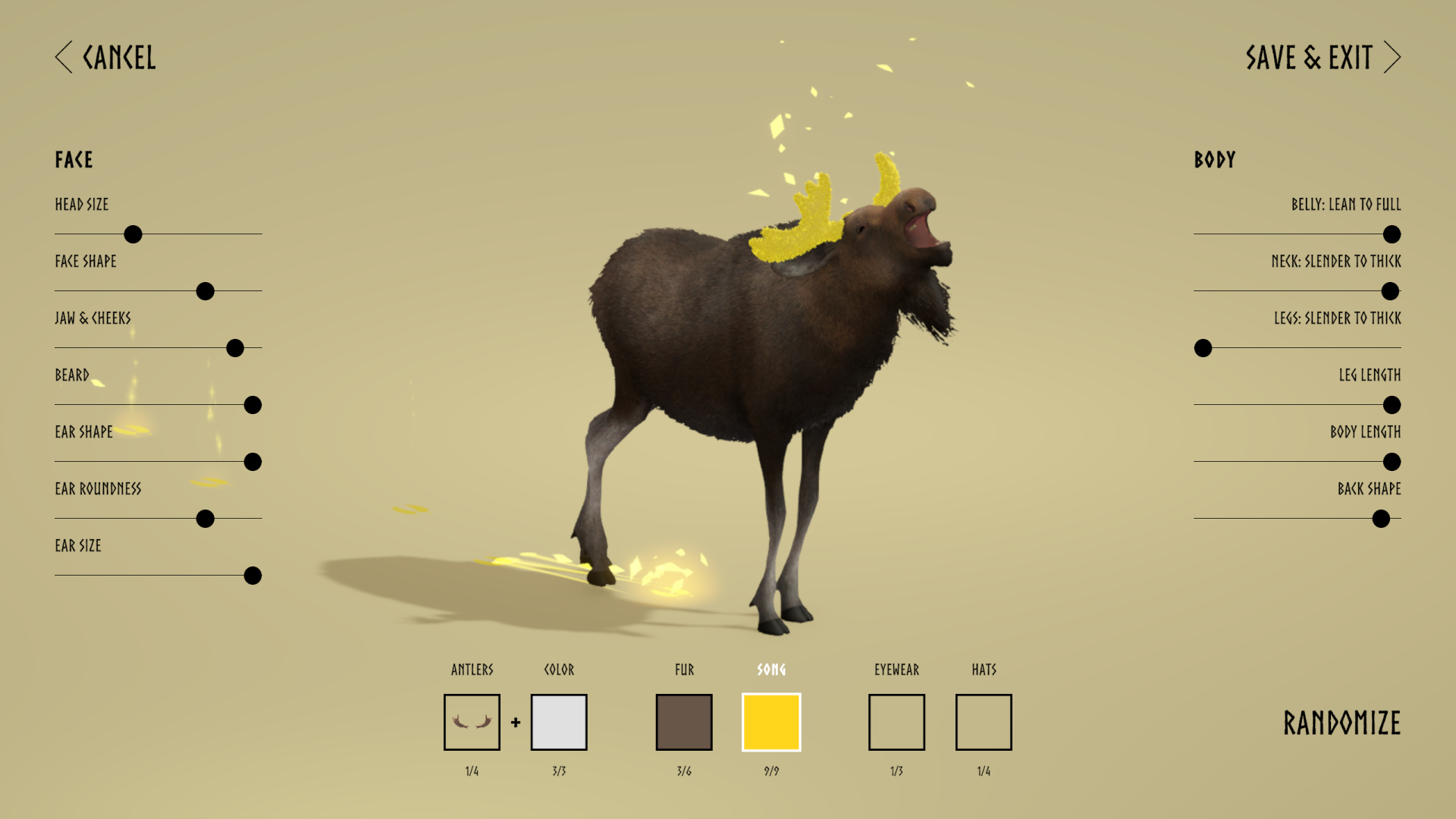 A moose singing the Moose Song